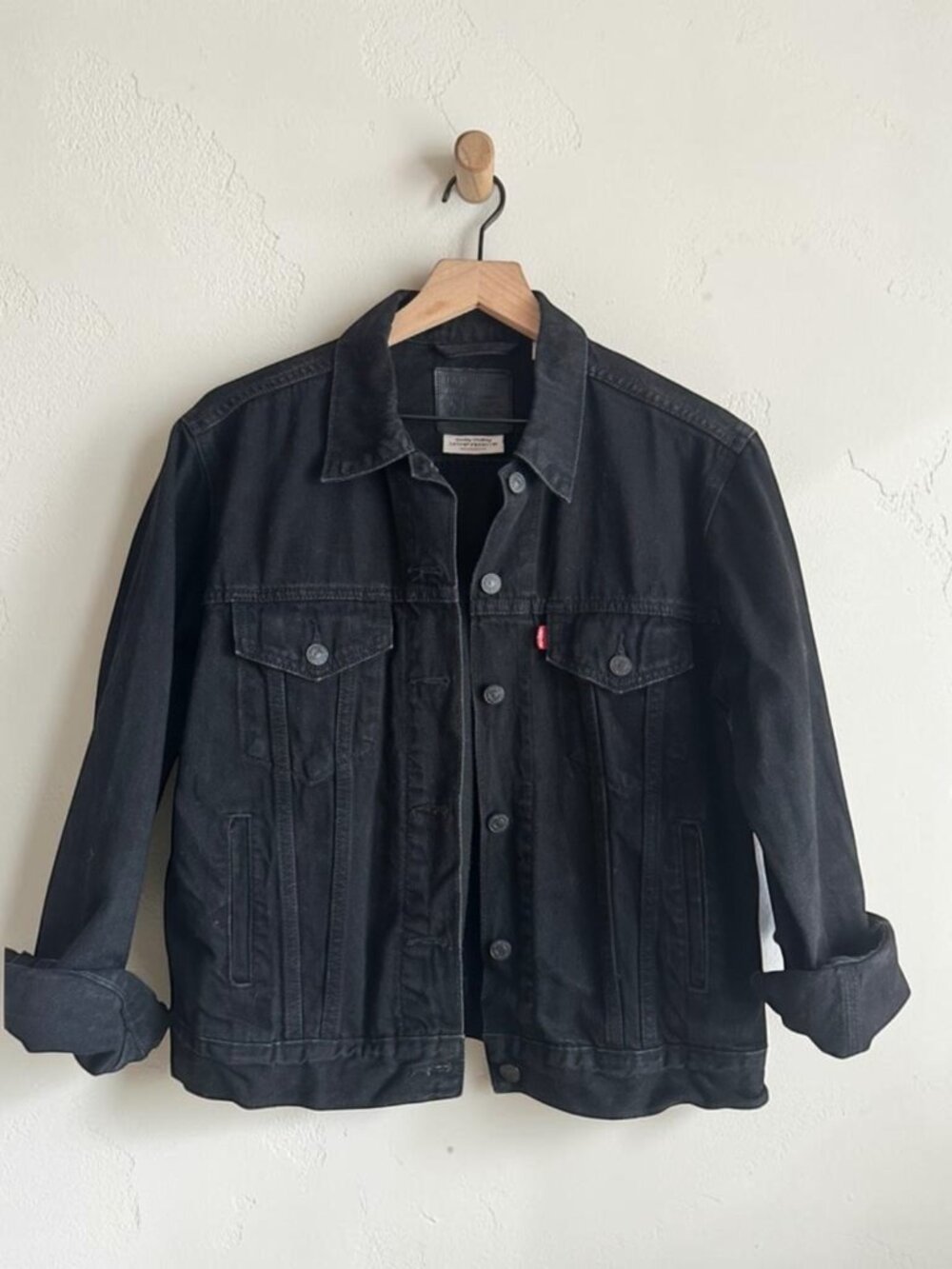 Levi's Black Ex-Boyfriend Trucker Jacket